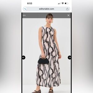 Ulla Johnson orla dress obsidian size S